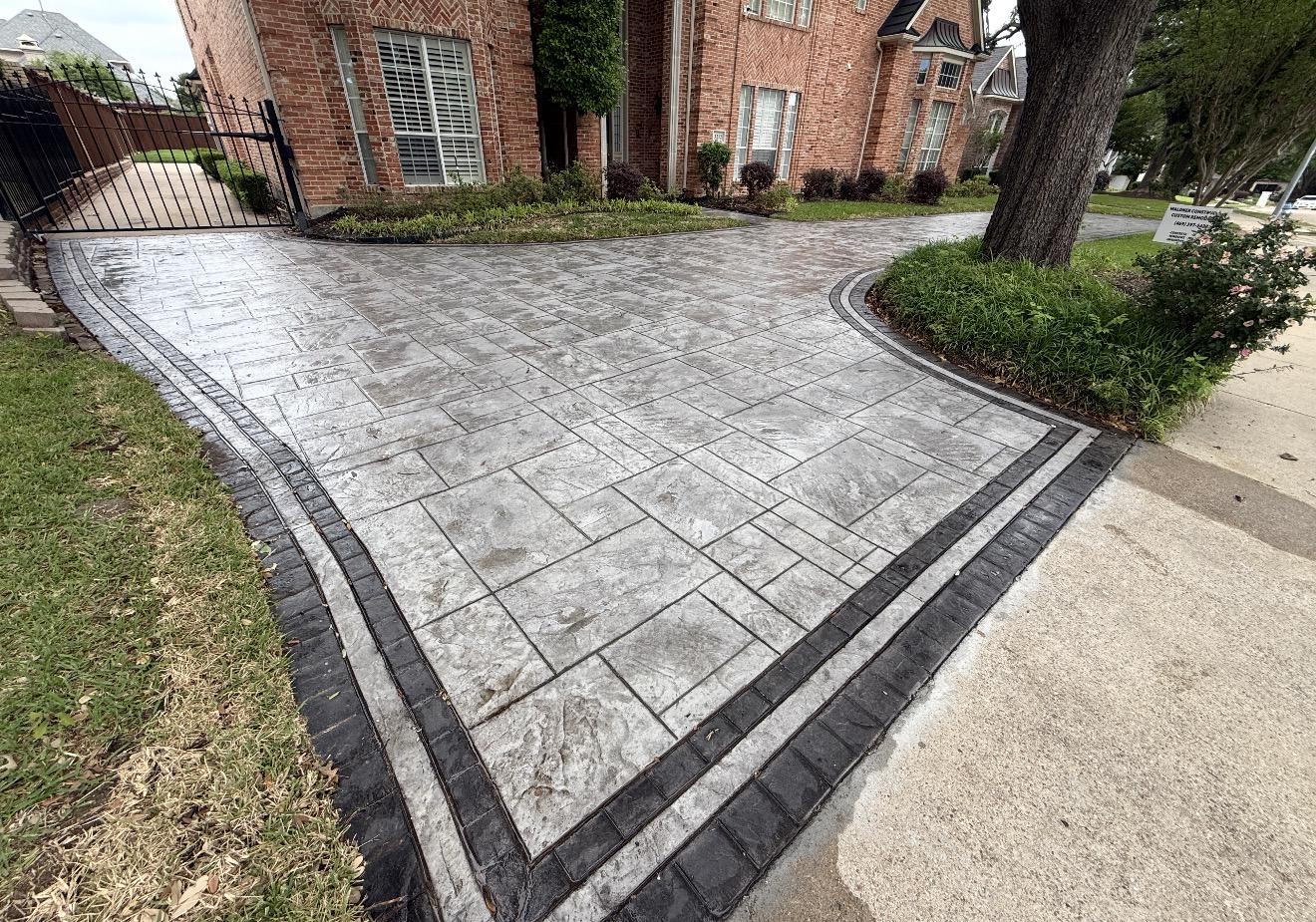 Concrete Driveway in Dallas, TX by Structure1 Construction